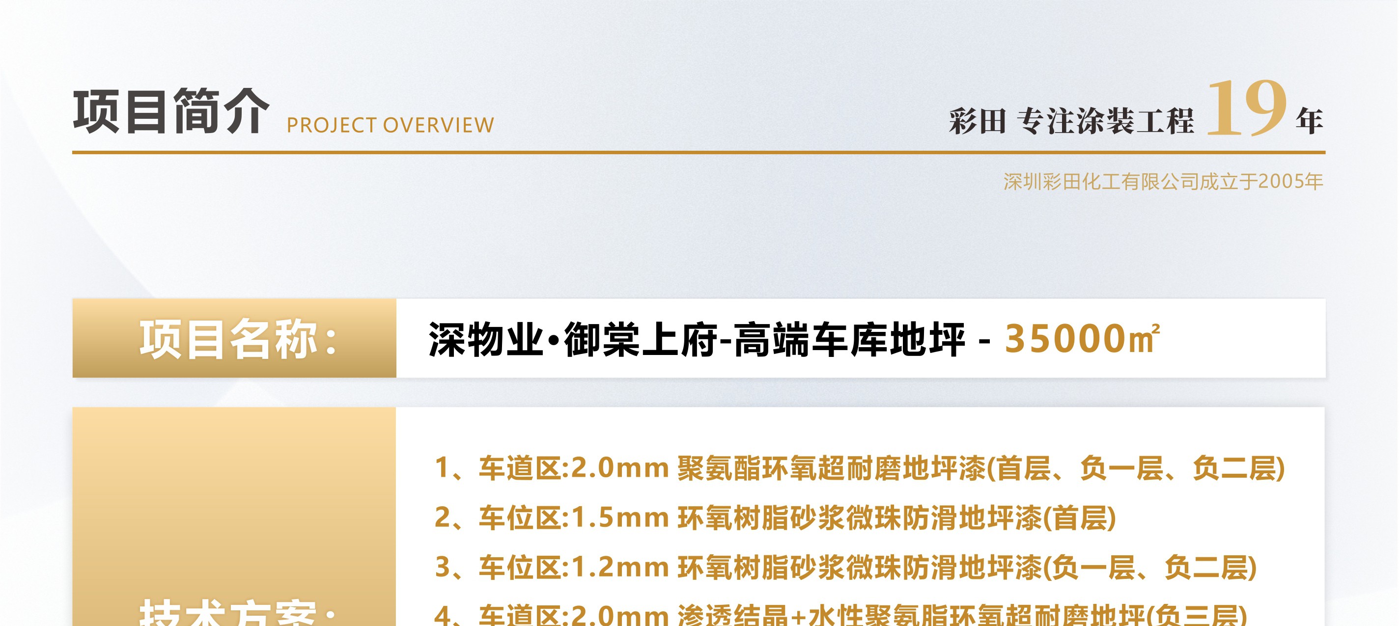 深物業(yè)·御棠上府35000㎡地下車庫超耐磨系列地坪 